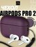 Чехол для AirPods Pro 2 / Защитный чехол с дизайном под кожу Hard...