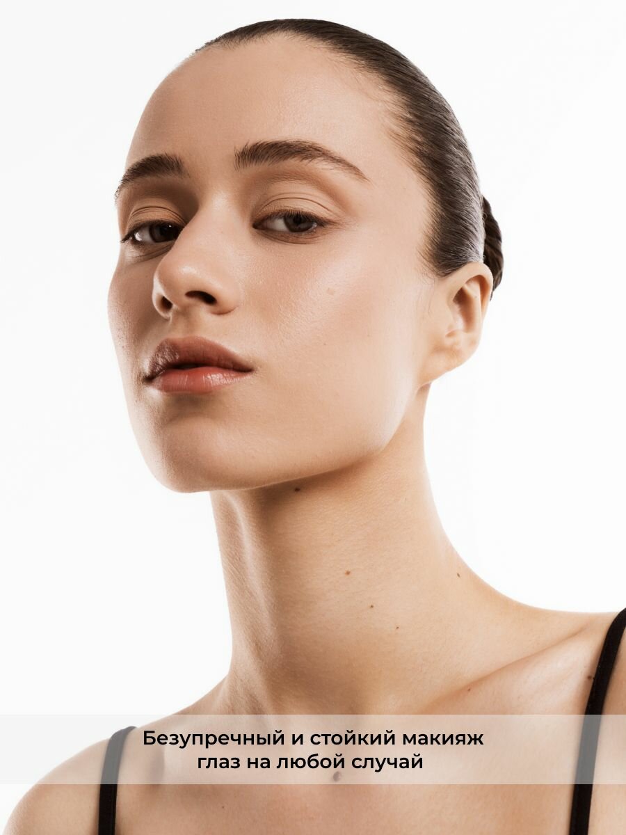 Тени для век матовые стойкие Eyeshadow Lic оттенок 105 песочный Лик — фото 1