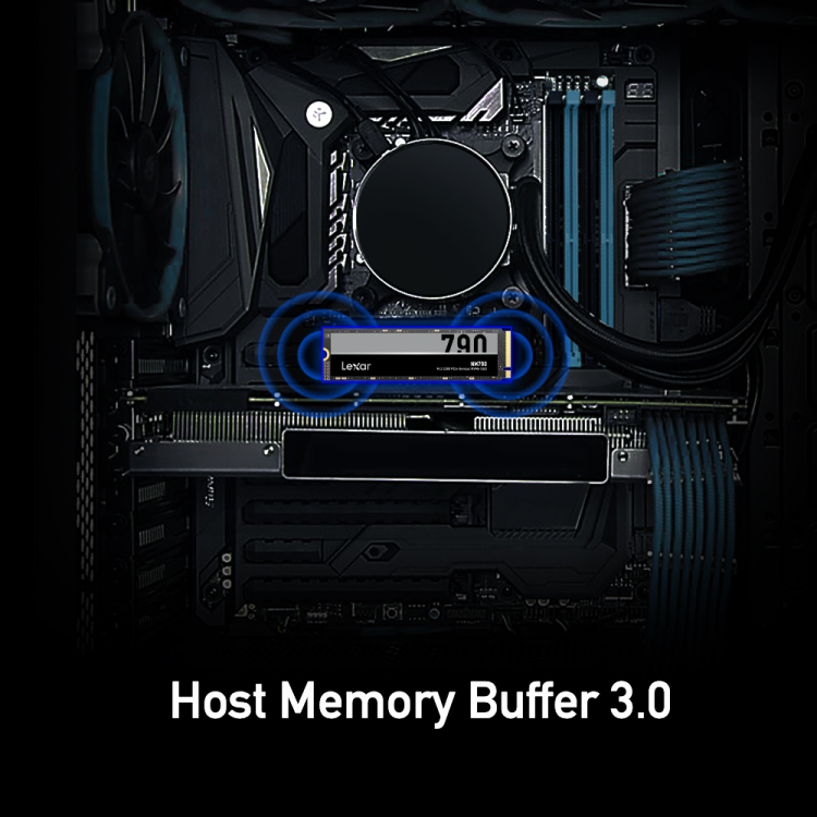 Твердотельный накопитель Lexar LNM790, M.2, 512ГБ, форм-фактор 2280, PCIe Gen4