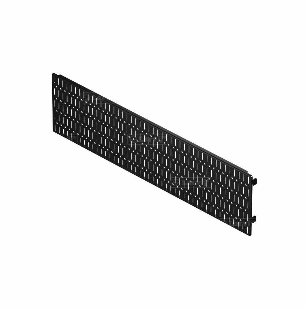 Перфорированная панель 585х155 мм черная