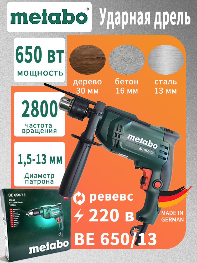 Дрель Metabo 