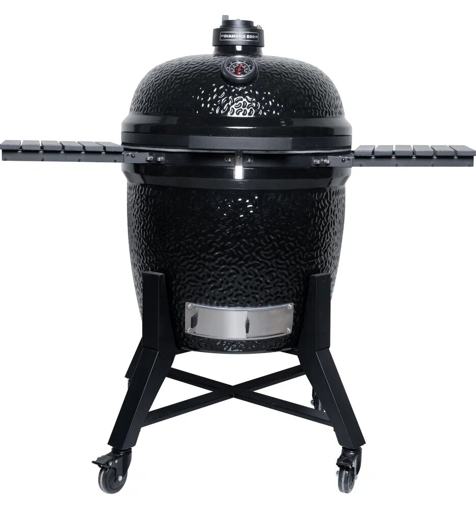 Керамический угольный гриль камадо Diamond Egg Dream DEEP BLACK