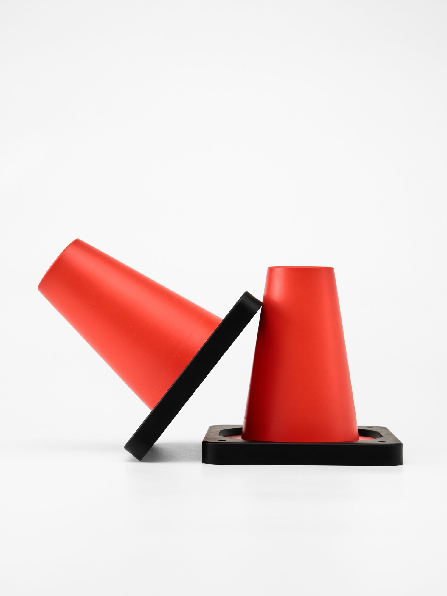 Конус хоккейный Lowry Sports Pro Grade, утяжеленный, 0.4 кг, черный/оранжевый, 2 шт