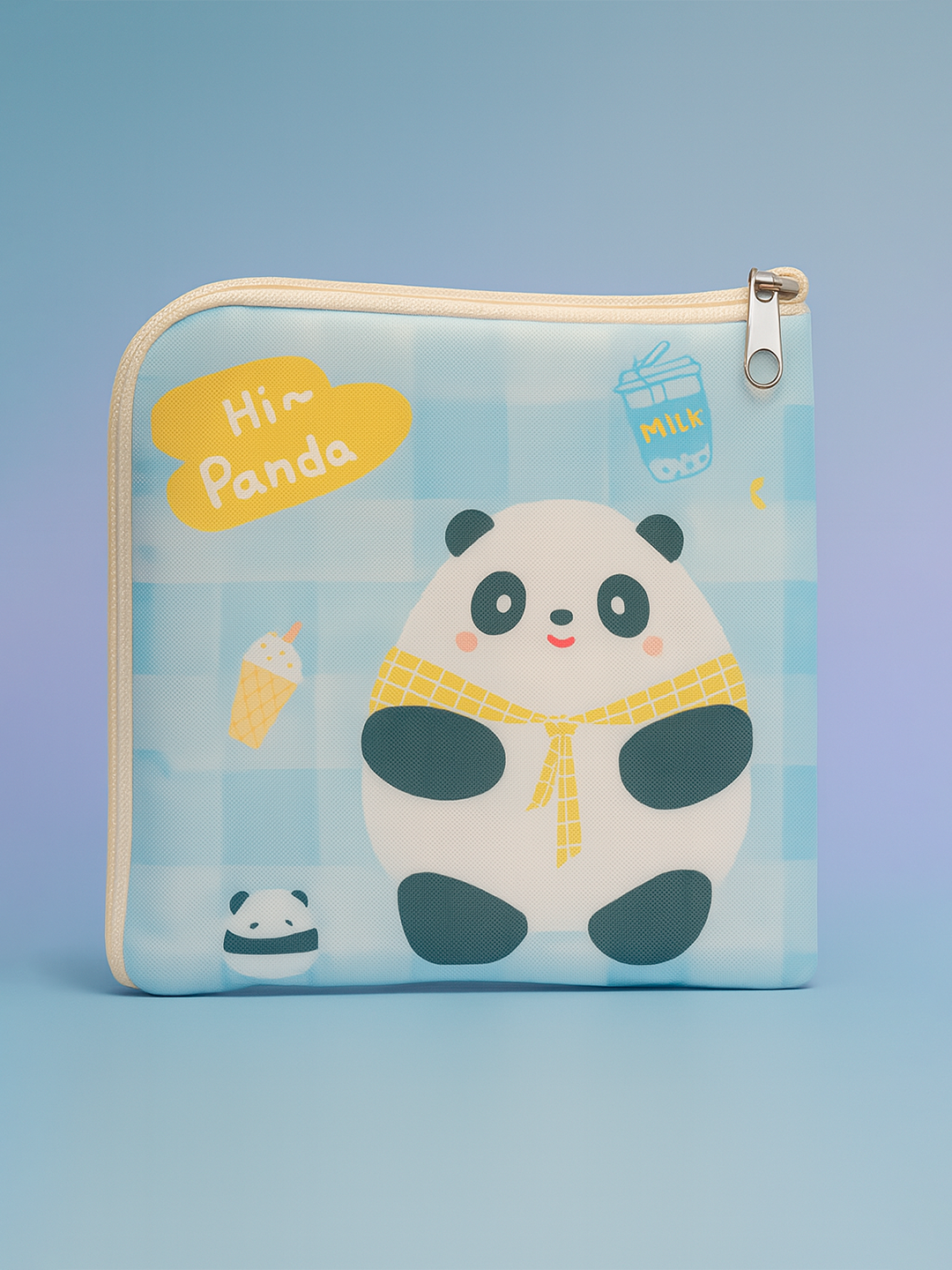 Футляр для прокладок, мини косметичка с пандой, 12,5 х 12,5 см — фото 1