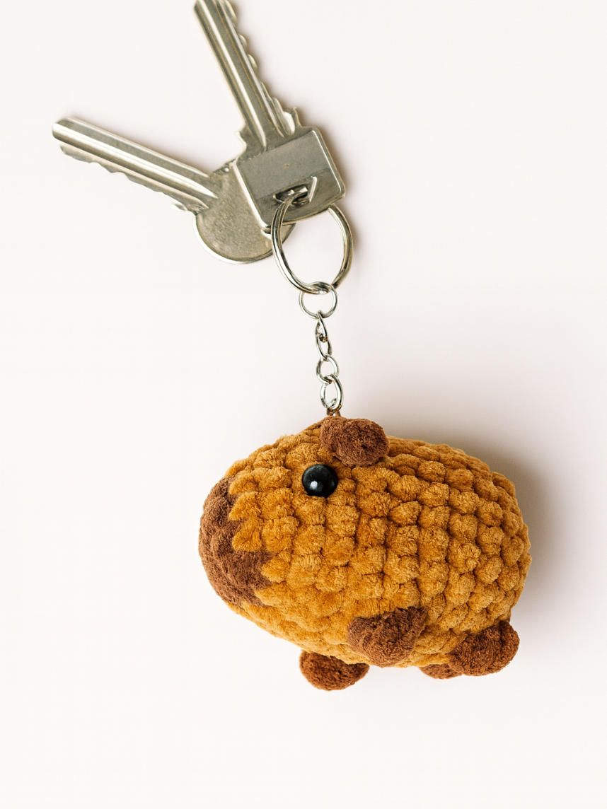 Брелок DARI DARI, коричневый — фото 1