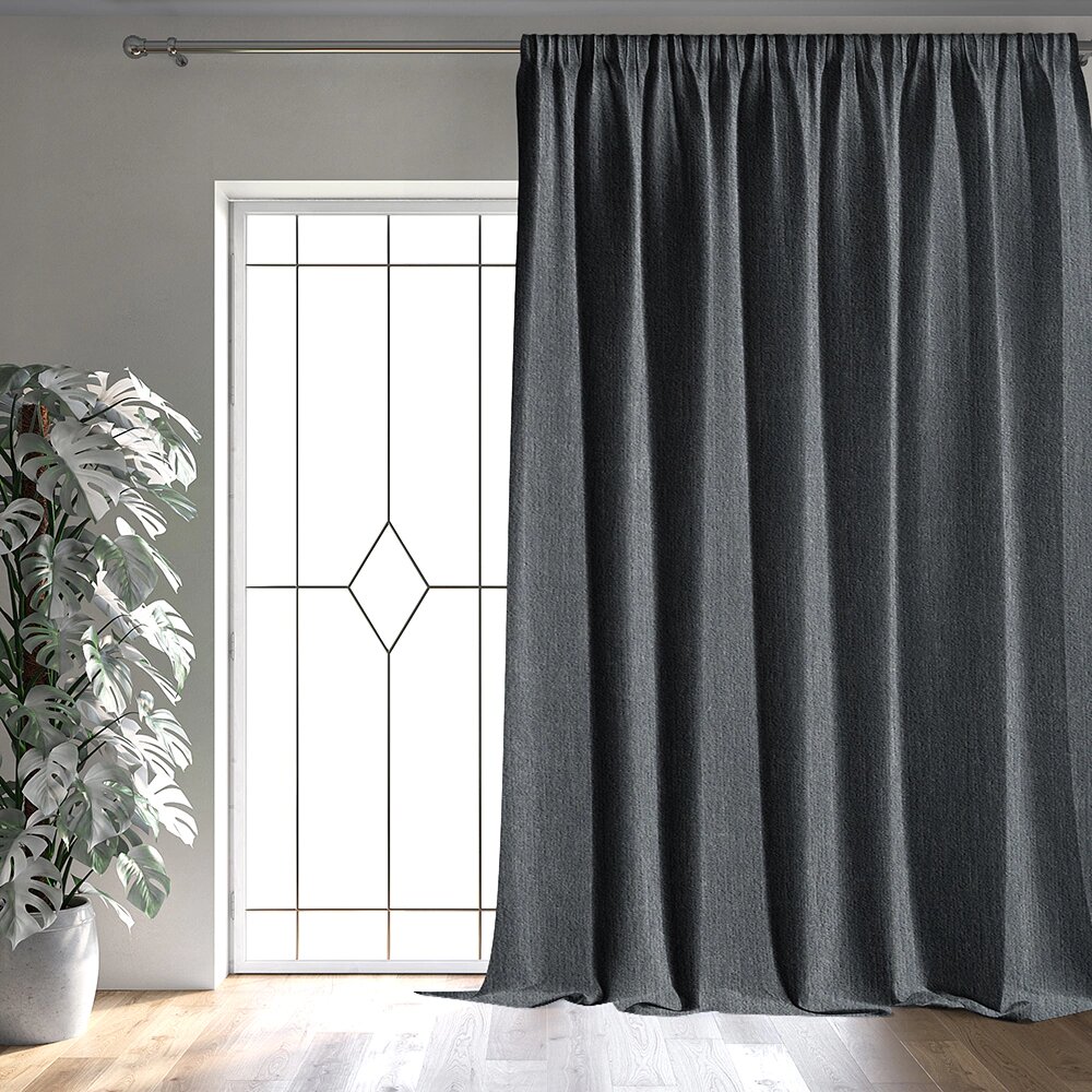 Штора Шенилл 200х290 см графит