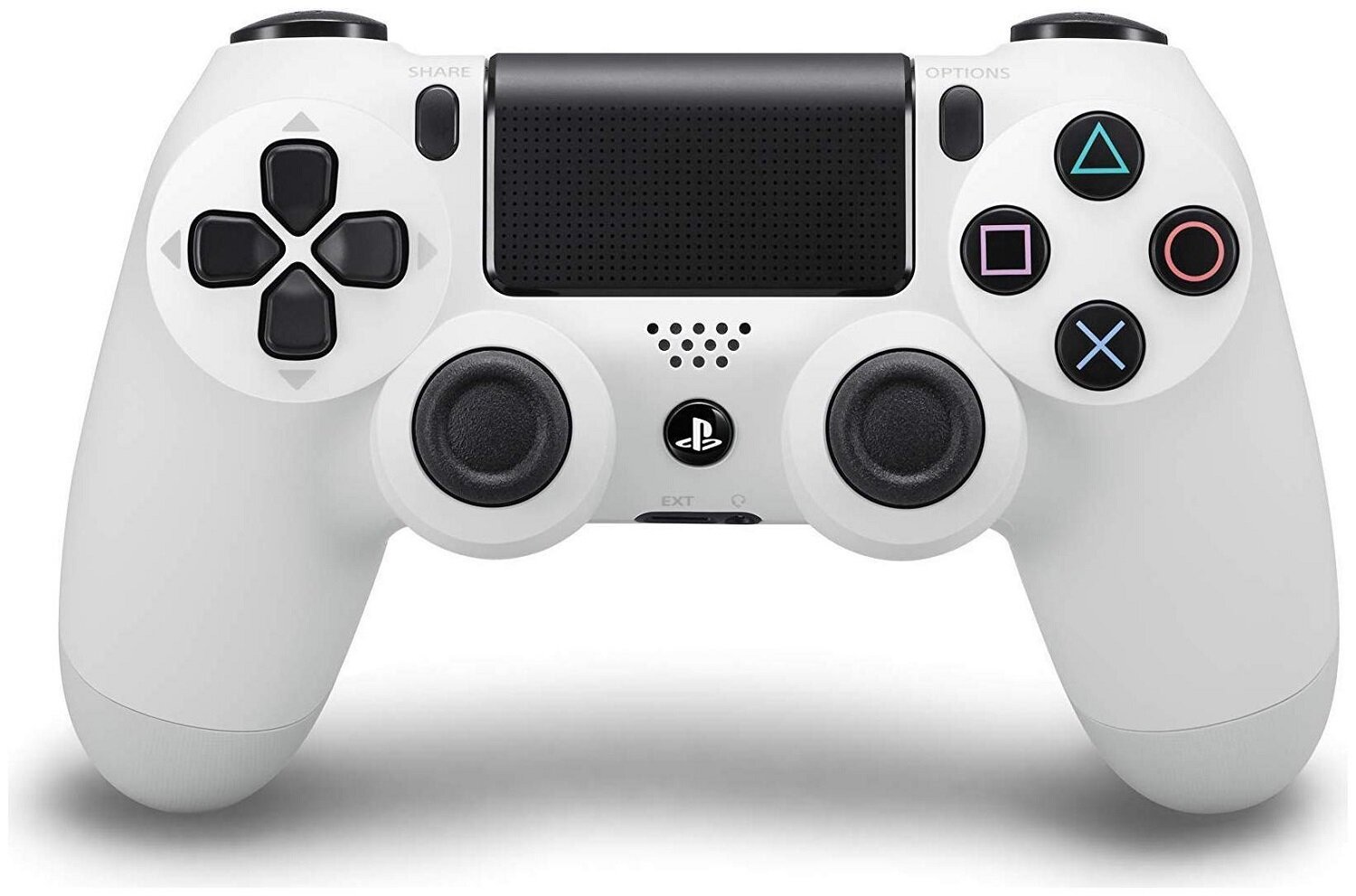 Джойстик беспроводной Sony DualShock 4 v2 Glacier White (белый) (PS4)