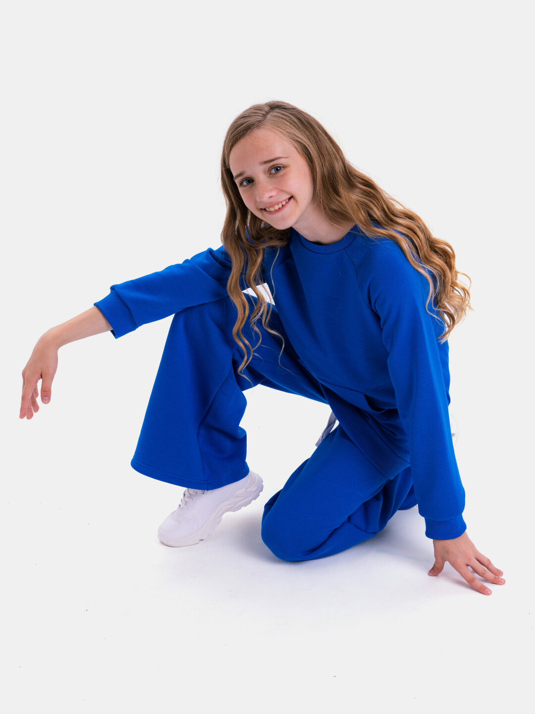 Брюки спортивные neo, размер 140, голубой — фото 1