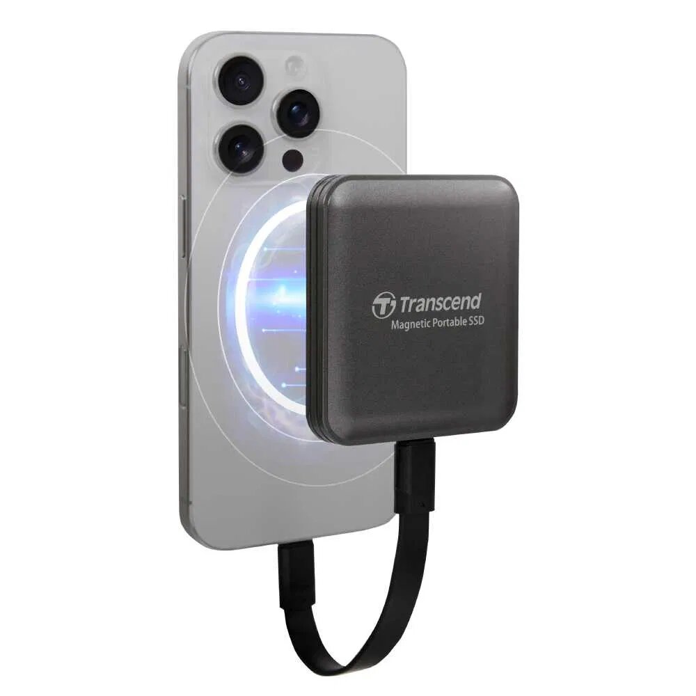 Внешний SSD-накопитель Transcend, ESD420, поддержка MagSafe, 1 ТБ, интерфейс USB 3.2