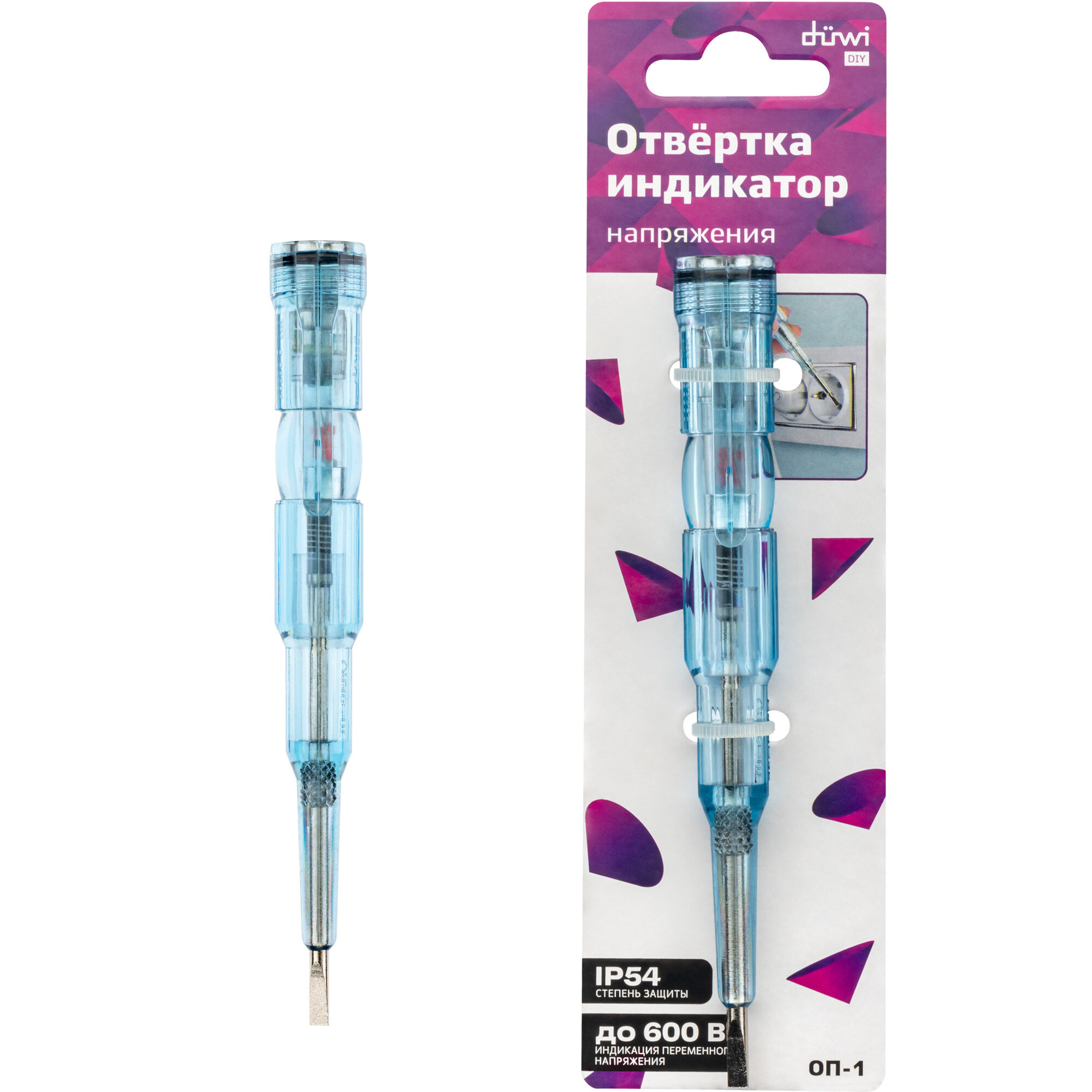 Duwi Отвертка-пробник индикаторная универсальная DIY, 26006 6 — фото 1