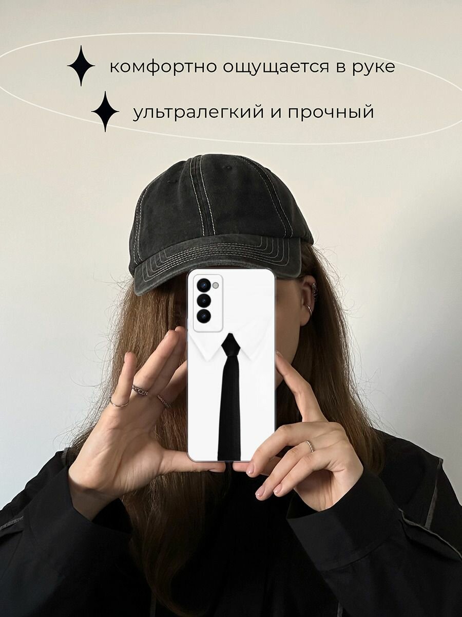 Чехол на Tecno Camon 18P / Техно Камон 18Р с принтом "Галстук" — фото 1