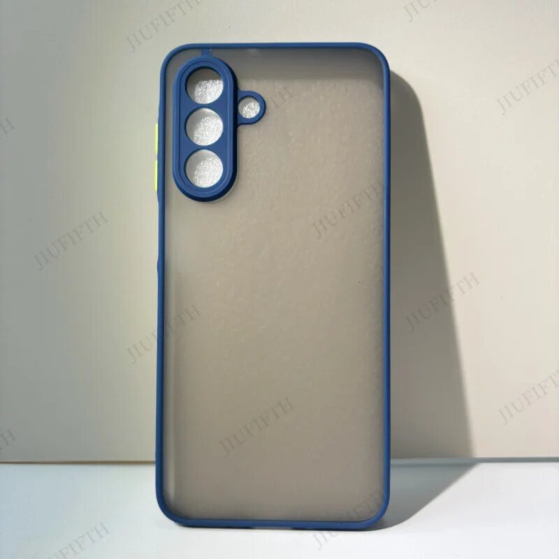Чехол для Samsung Galaxy A26 5G A36 A56 A17 A16, чехлы для мобильных телефонов, матовый чехол, простая рамка, матовый бронированный чехол, чехол Funda Capa