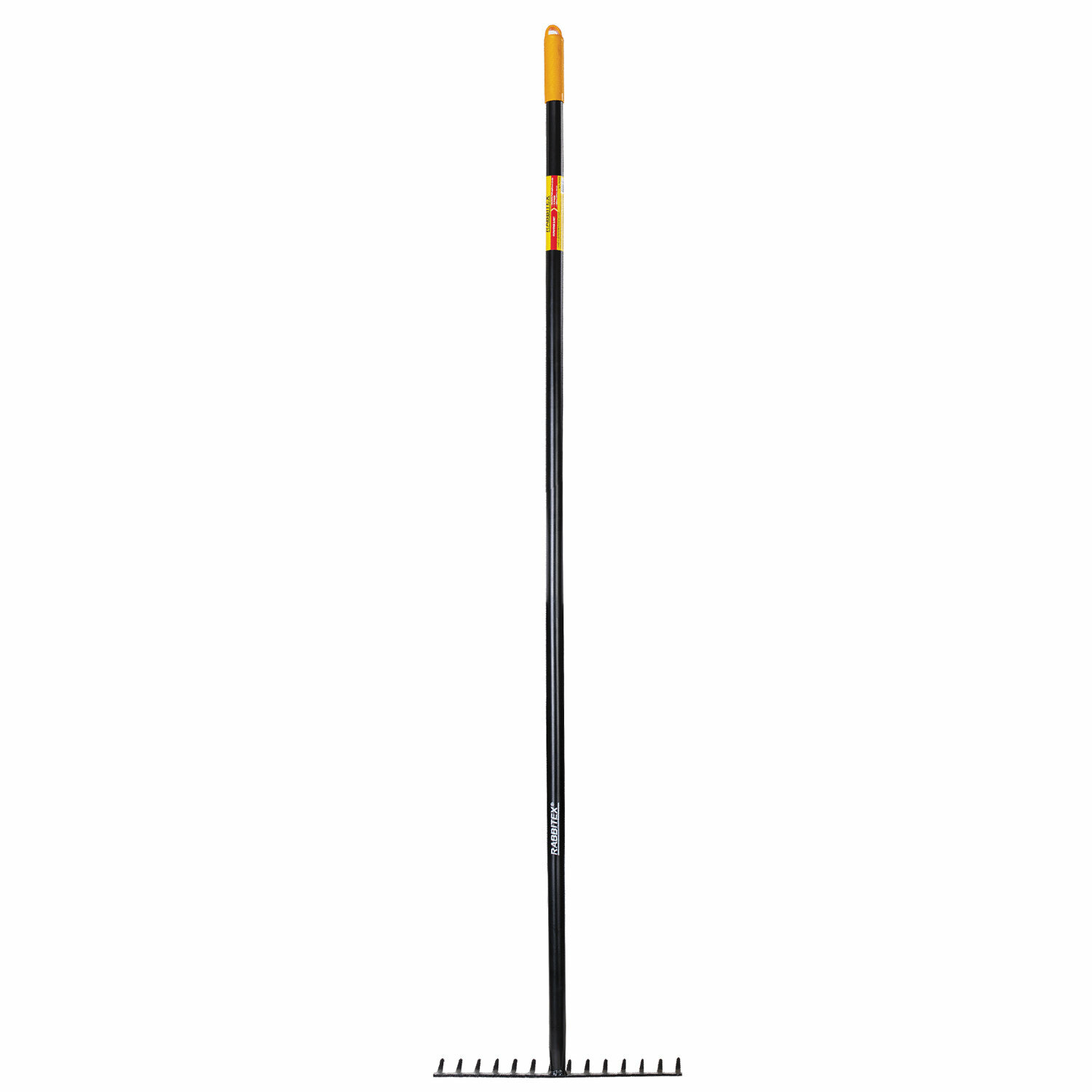 Грабли Rabbitex 14 зубьев цельнометаллические 35х10 см общая длина 150 см черенок сталь Long Handle