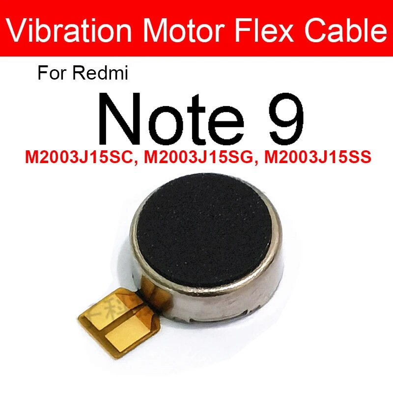 Мотор Вибратор для Xiaomi Mi Redmi Note 7 7A 8 8T 8A K20 Pro вибромотор гибкий кабель Модуль запасные Запасные Запчасти Note 9 4G(Global)