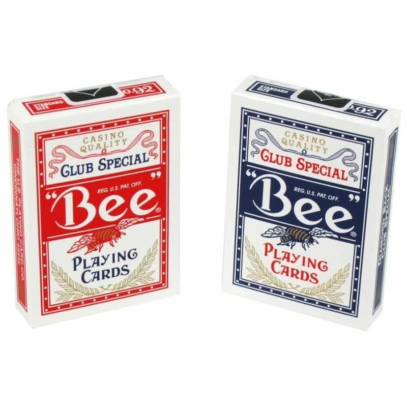Карты Bee Standard Index Red & Blue