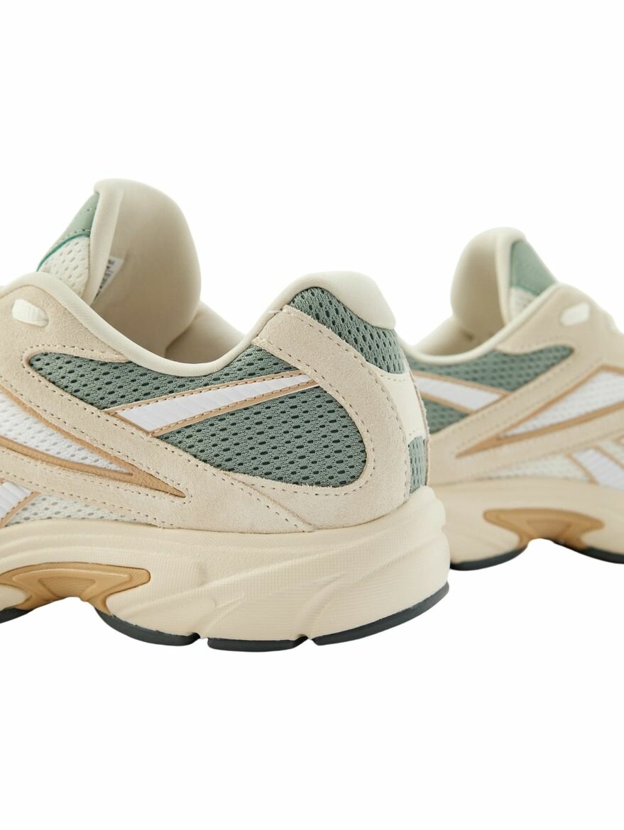 Кроссовки Reebok Road Prime, полнота F, размер 9 US, бежевый/зеленый — фото 1