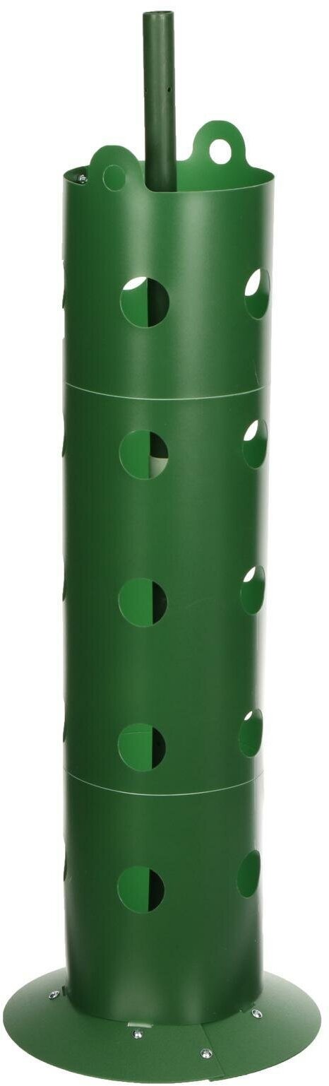 Клумба вертикальная «Цветочная колонна», d=17 см, высота бортика 70 см, зелёная