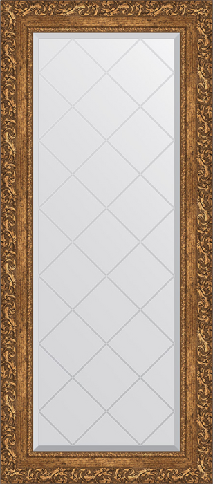 Зеркало Evoform Exclusive-G BY 4056 55x125 см виньетка бронзовая