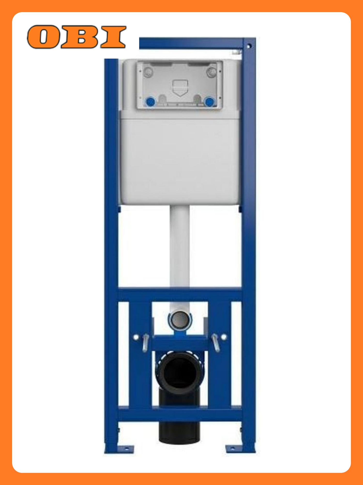 Инсталляция Cersanit Link Pro для подвесного унитаза синяя 39х7х112 см