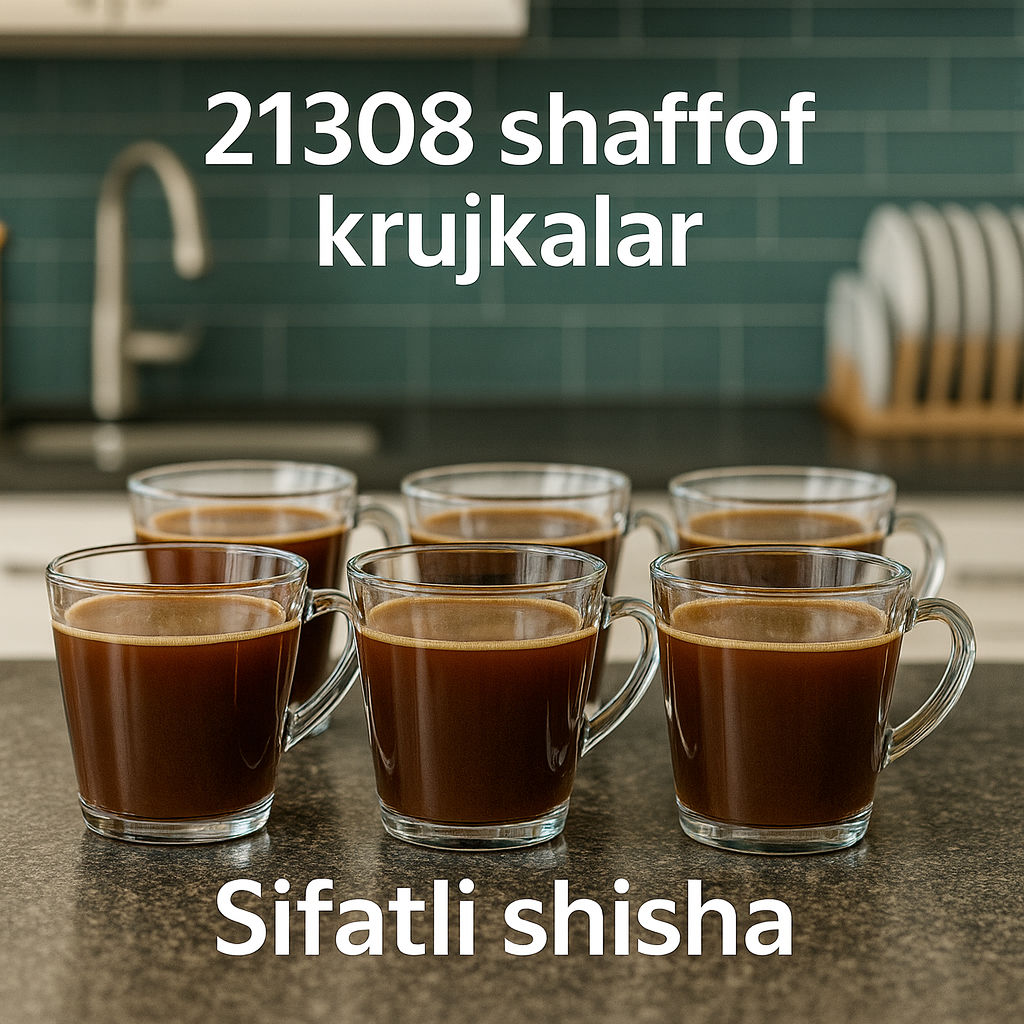 Набор стаканов "Happy Kitchen", 21308, цвет прозрачный, 6 шт.