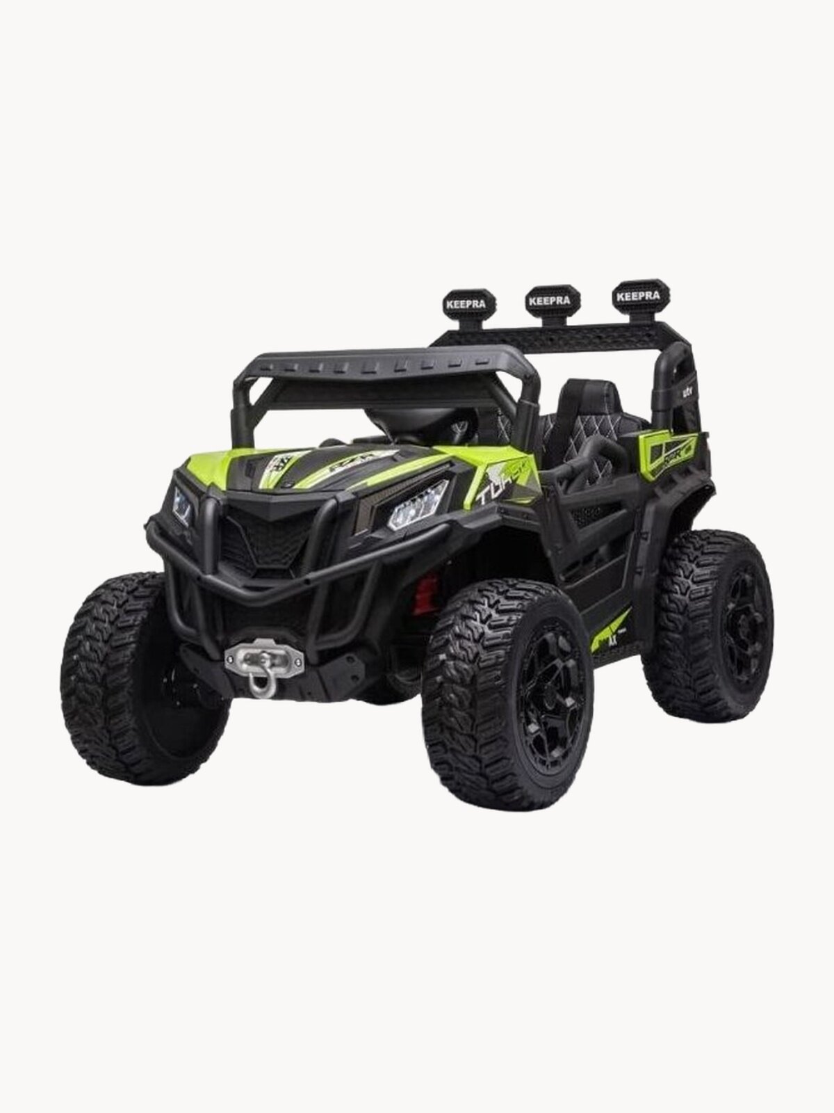 Электромобиль Багги ATV Turbo Полный привод (Зеленый) + запуск С ключа