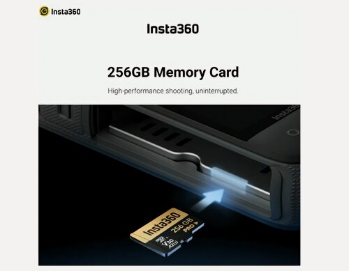 Изображение товара Insta360 Memory Card: Карта памяти 256GB Micro SD (Оригинал)