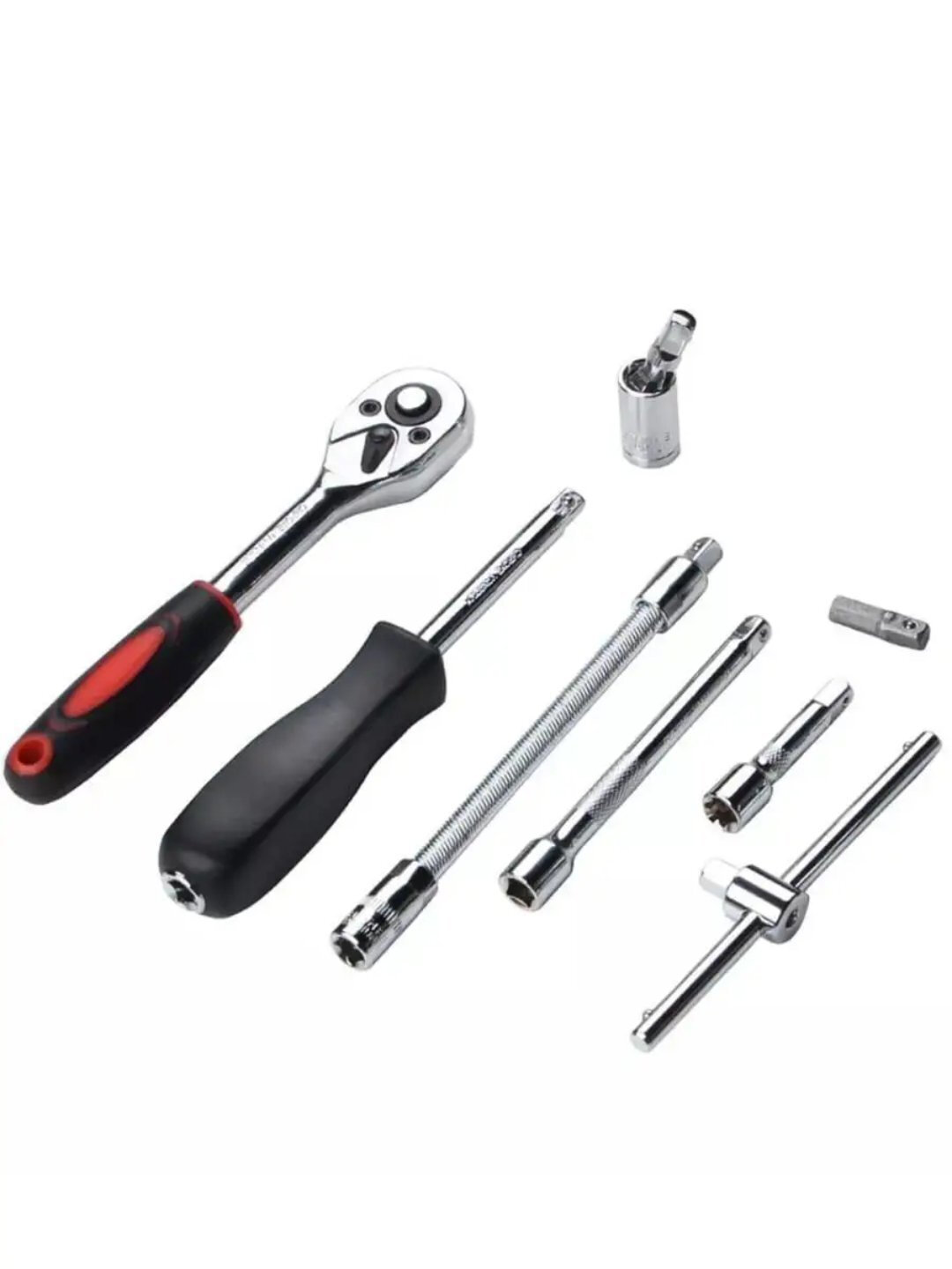 Набор головок с трещоткой, для автомобиля и дома, 46 предметов