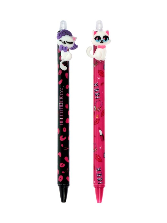 Ручка гелевая со стираемыми чернилами 05 мм стержень синий корпус тонированный