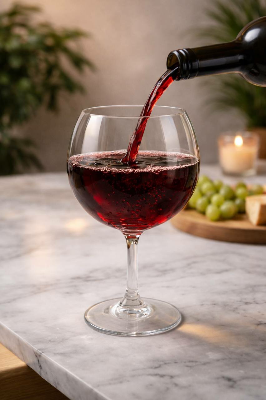 Акриловый бокал для вина и коктейлей, небьющийся, прозрачный, 640 мл, многоразовый