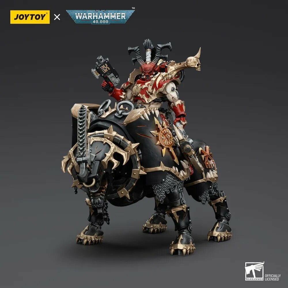 JOYTOY Подвижная фигурка Warhammer 40K 1/18 Action Figure World Eaters Lord Invocatus