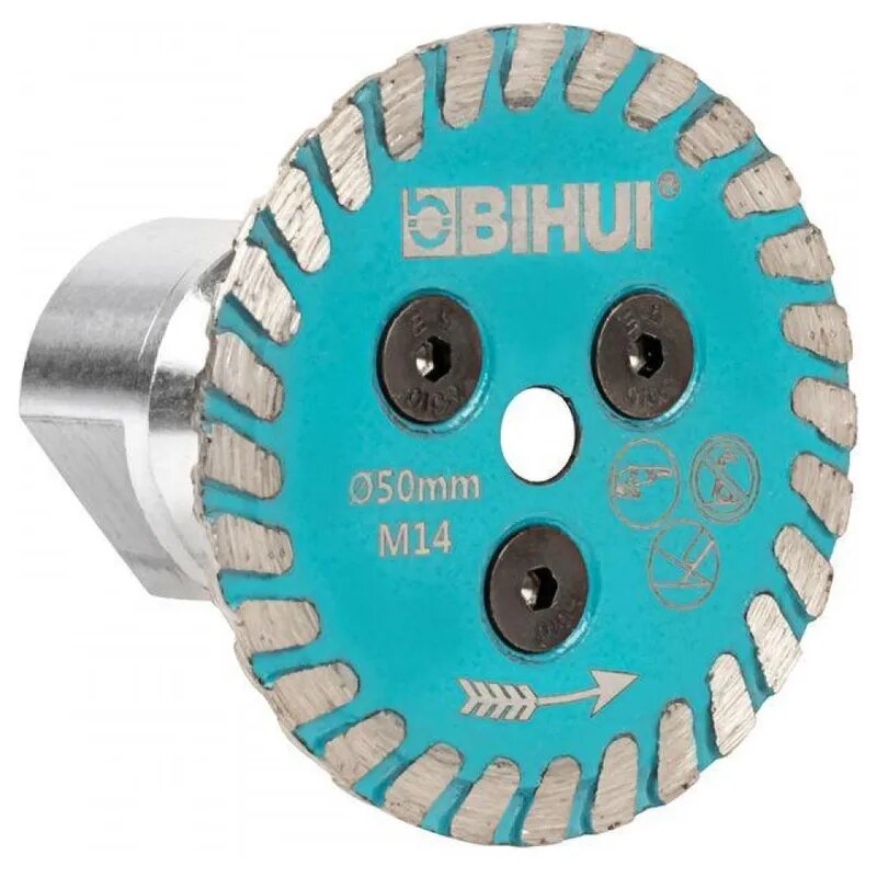 Диск подрезной алмазный по керамике BIHUI 50х2мм M14 DCW50 — фото 1