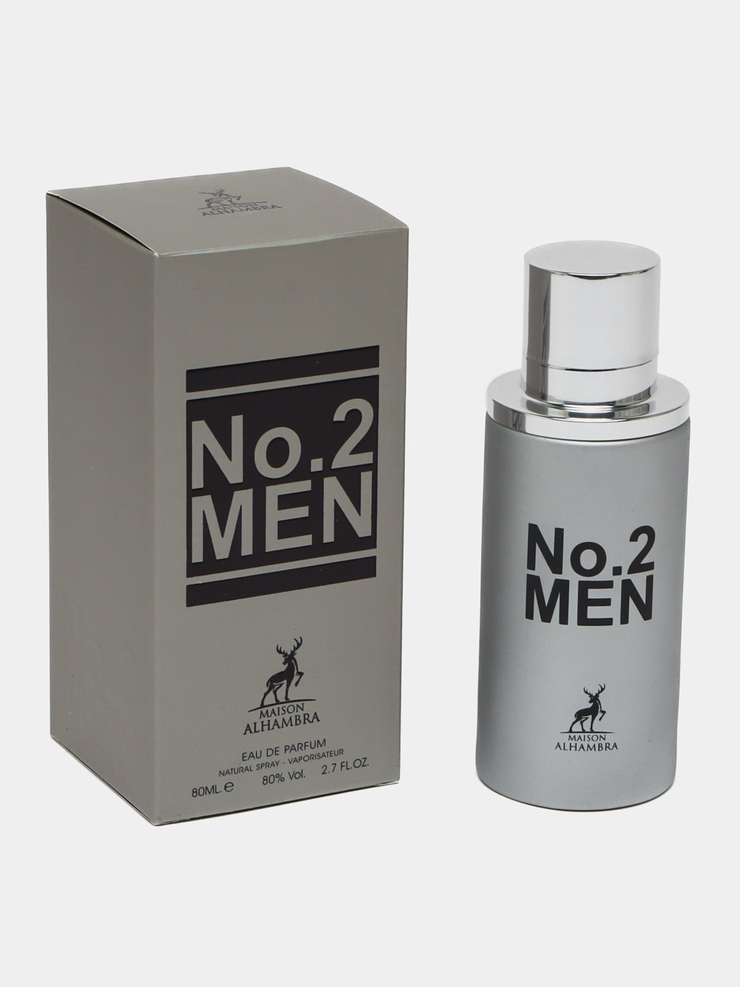 Духи Maison Alhambra no2men, унисекс, восточные пряные, флакон перезаполняемый, 80мл