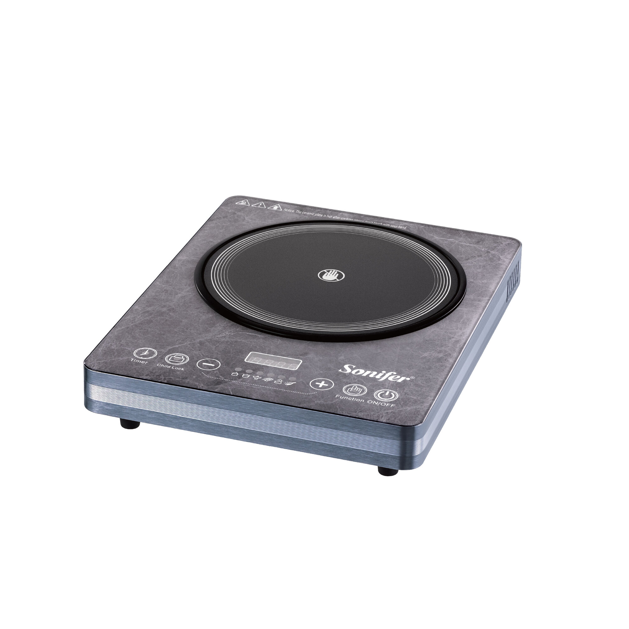 Электрическая плита Sonifer SF-3066 — настольная бытовая электроплита бренда Sonifer с сенсорным управлением.