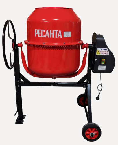 Изображение товара Бетономешалка Ресанта БМ-230Ч, 230 л, 32 об/мин, 1000 Вт, чугун