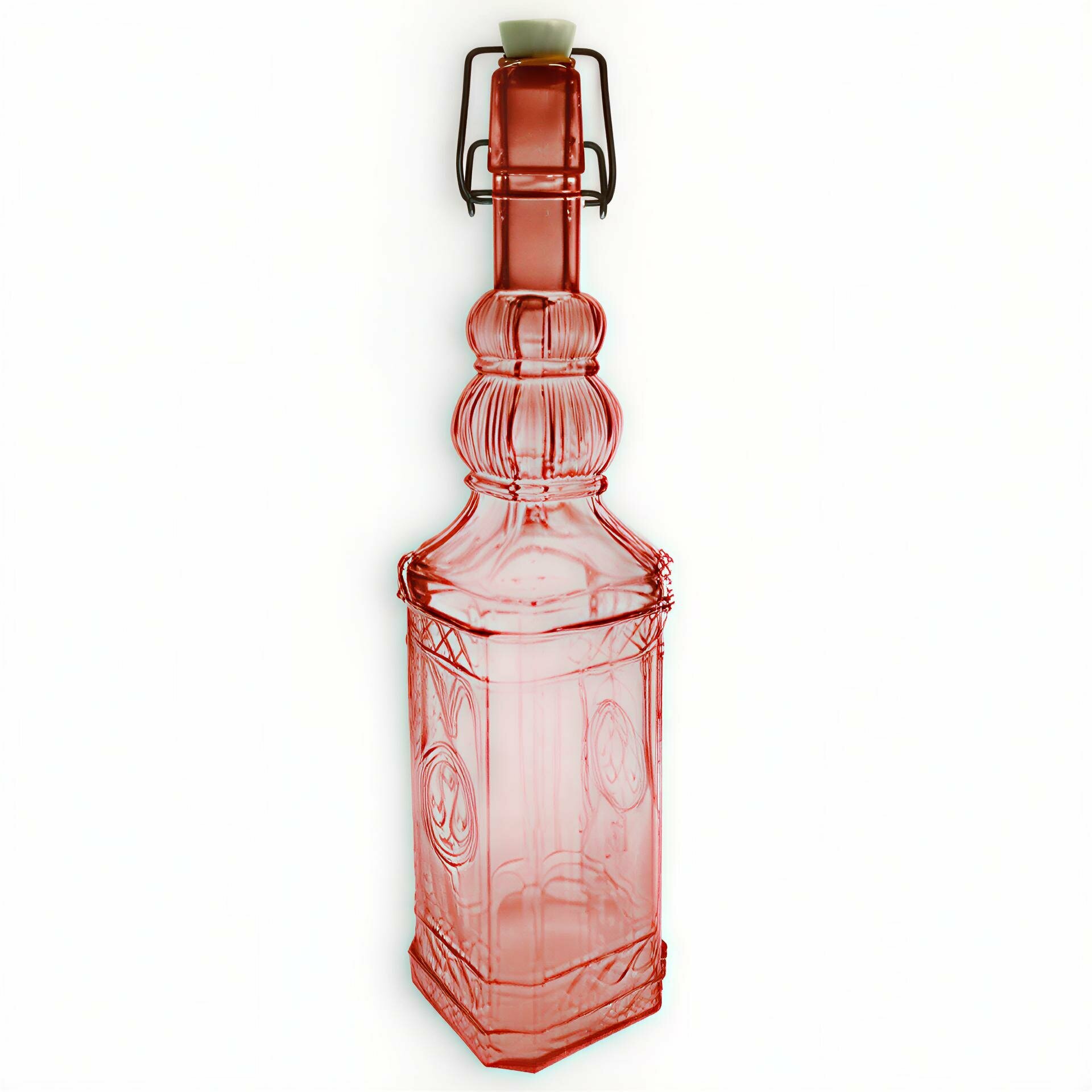 Бутылка Для Напитков MEDITERRANEA, высота 32.5см, 0.7л, Стекло красно-коричневая