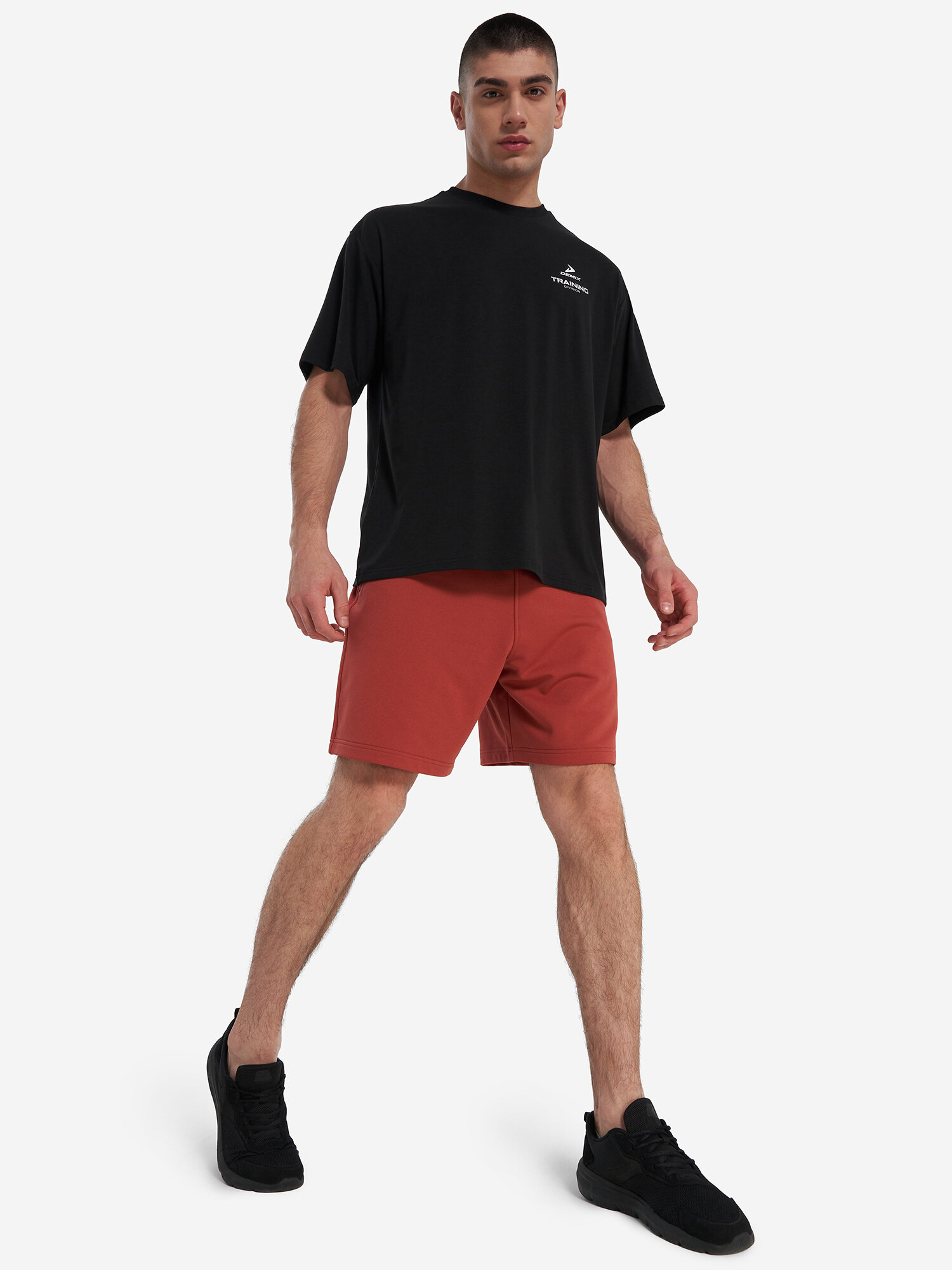 Шорты спортивные Demix, размер 48-50, темно-красный — фото 1