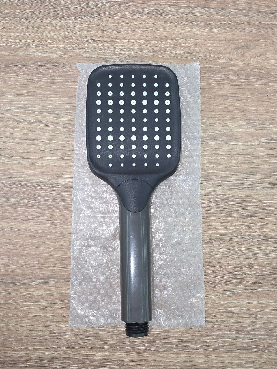 Комплект для душа LEYKA SHLANG , Серый, ручная лейка — фото 1