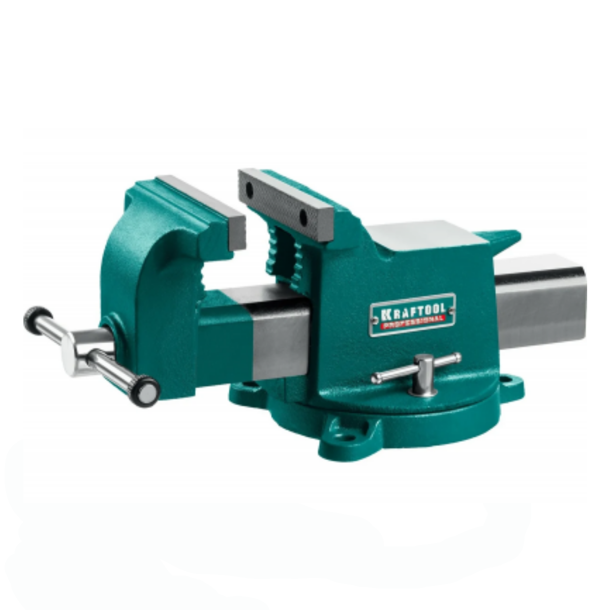 Тиски Kraftool Steel 32701-125 слесарные, ширина губок 125 мм