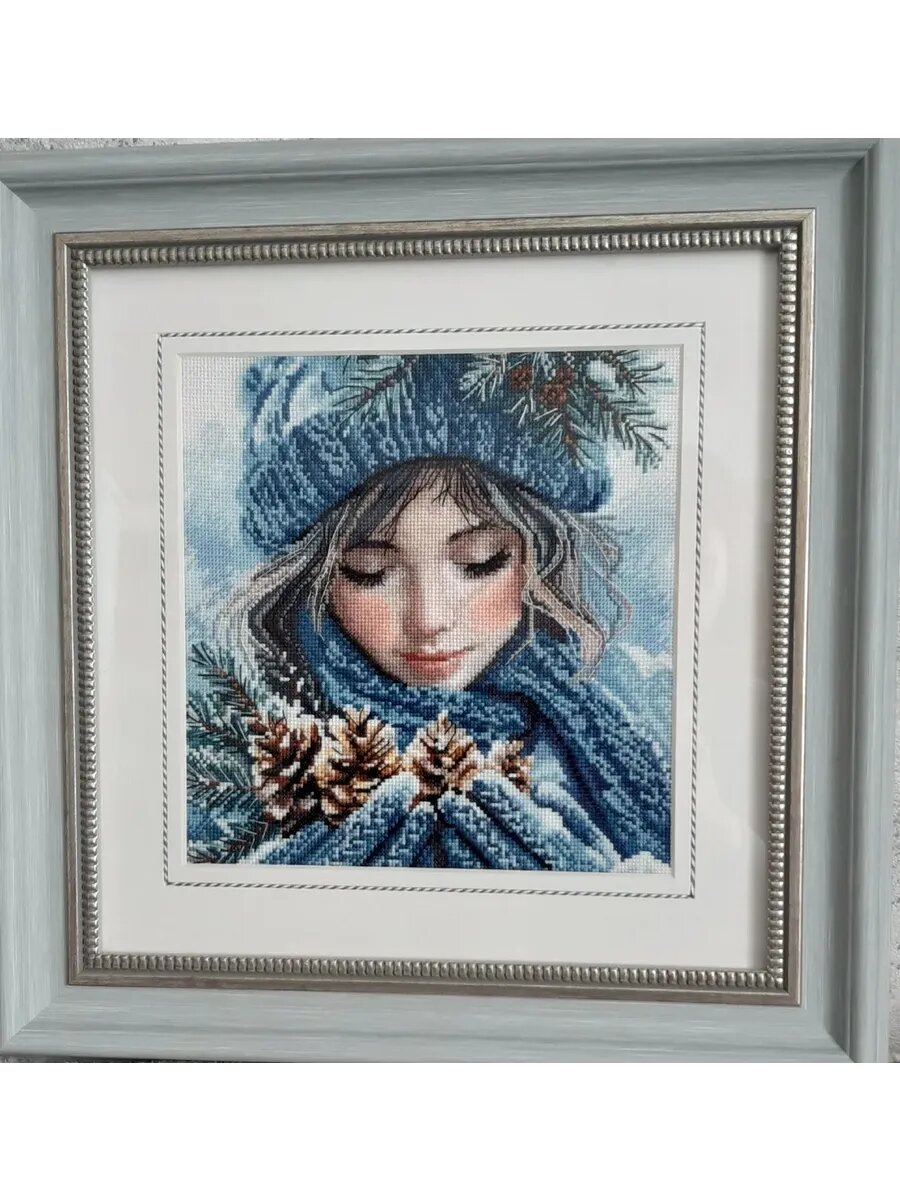 Набор для вышивания крестом Первый снег, Вышивка крестиком — фото 1