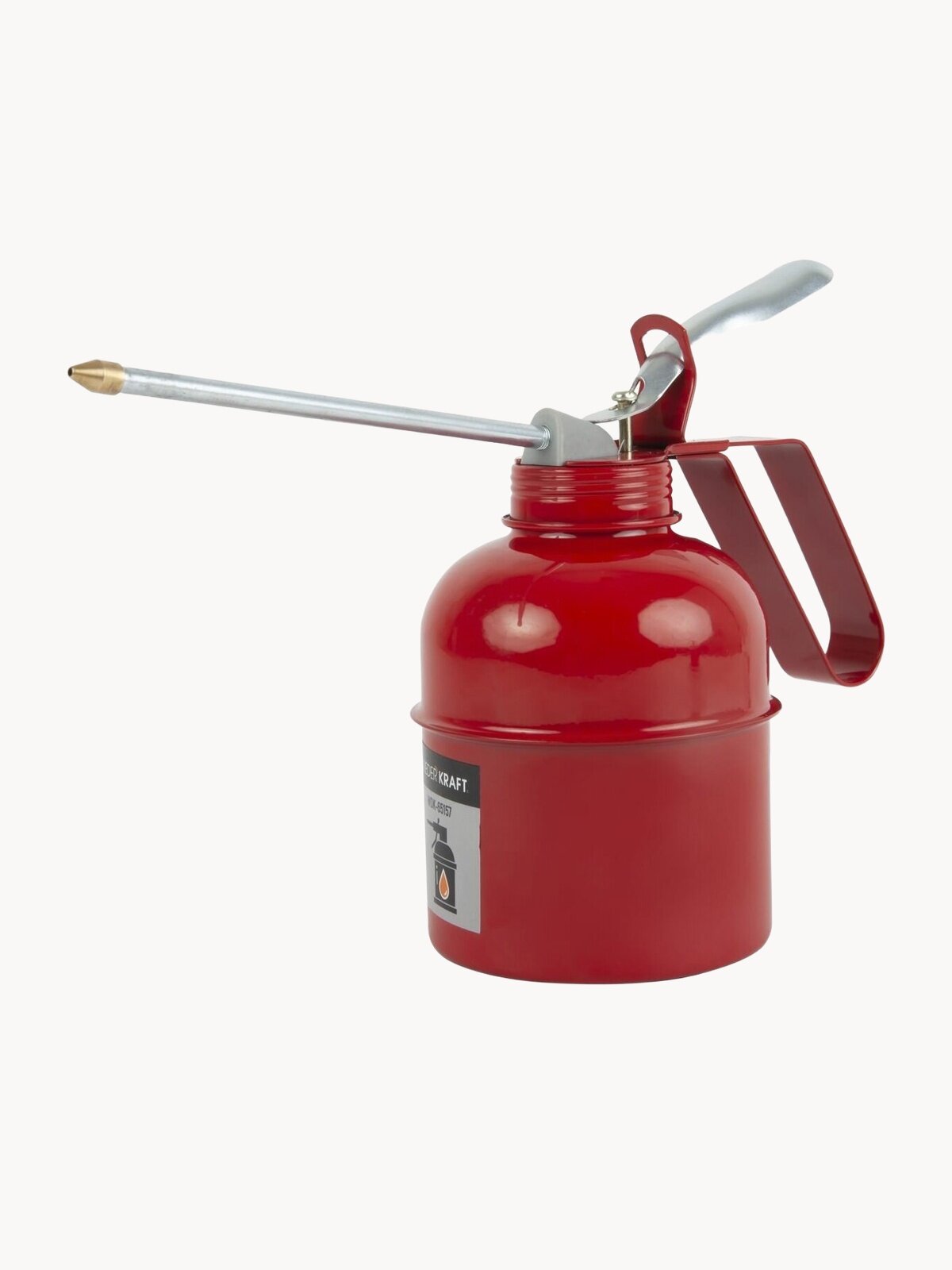 Маслёнка рычажная для машинного масла 250 мл с фиксированным носиком WIEDERKRAFT WDK-65157