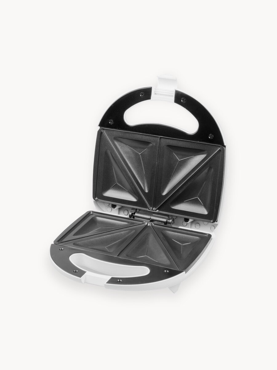 Сэндвичница, бутербродница NORMANN ASM-313, антипригарное покрытие, белая