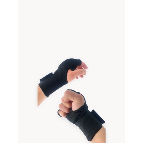 Быстрые бинты для бокса гелевые, черные, размер M