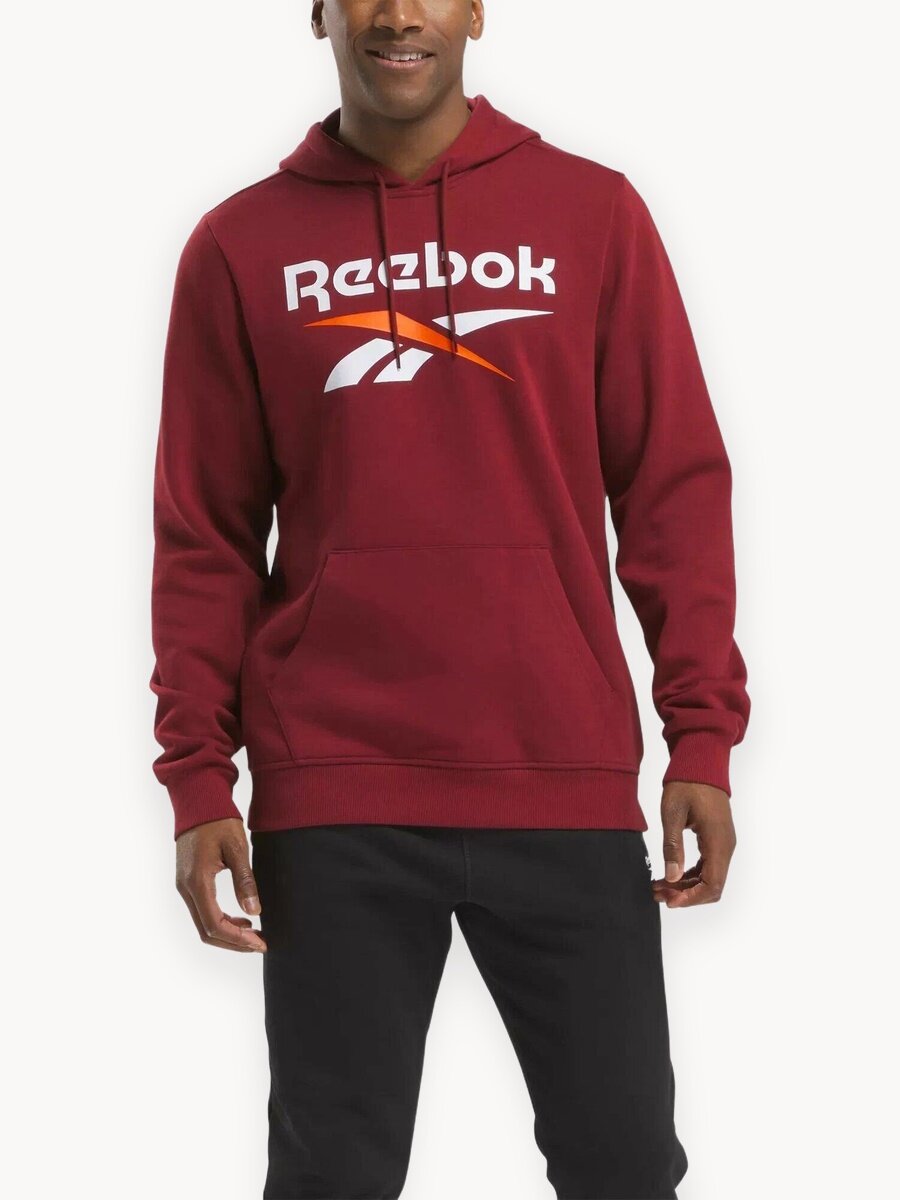 Худи Reebok Identity big logo, размер S INT, , бордовый
