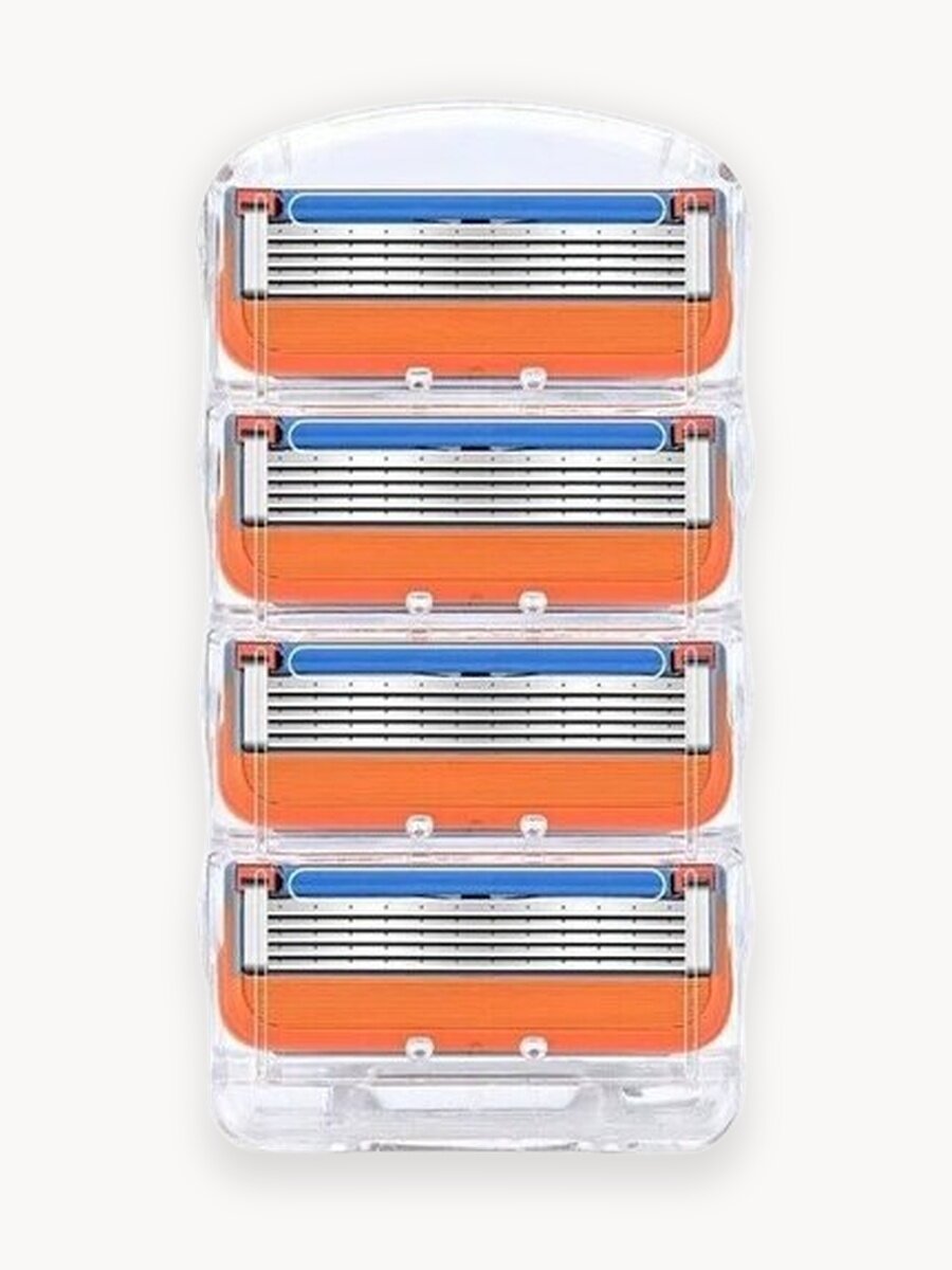 Лезвия для бритв с триммером 4шт