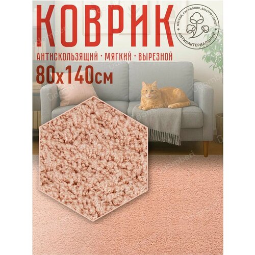 фото Ковер комнатный напольный с ворсом для зала 80х140 vdomberi