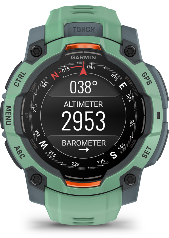 Смарт-часы Instinct 3 45 мм, AMOLED, Neotropic Bezel, Neotropic Band