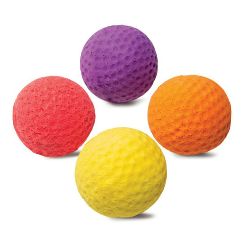 Игрушка GIGWI Catch&scratch Четыре мячика для кошек (4 см/4 шт)