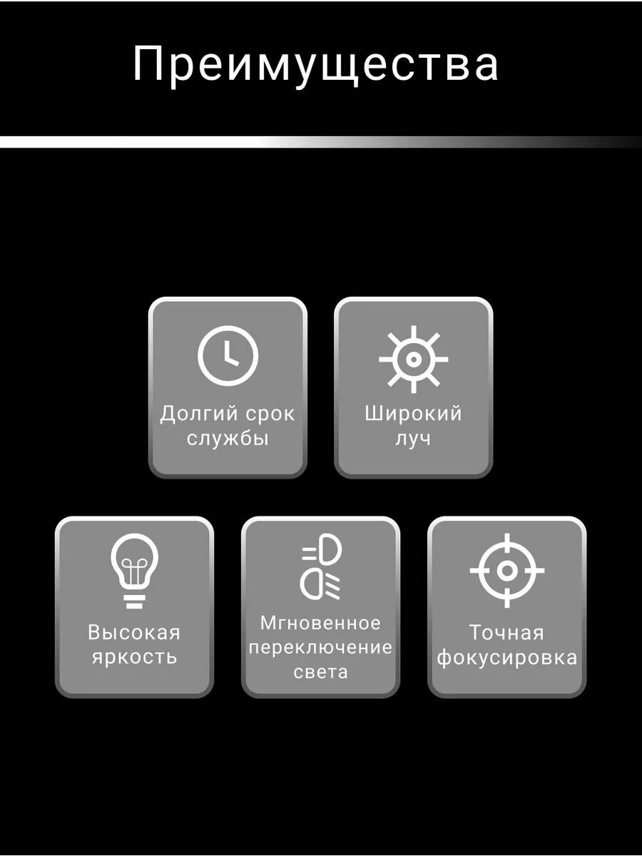 Биксеноновый модуль 2,5 под лампу H1 H4 H7 1шт, круглая маска — фото 1