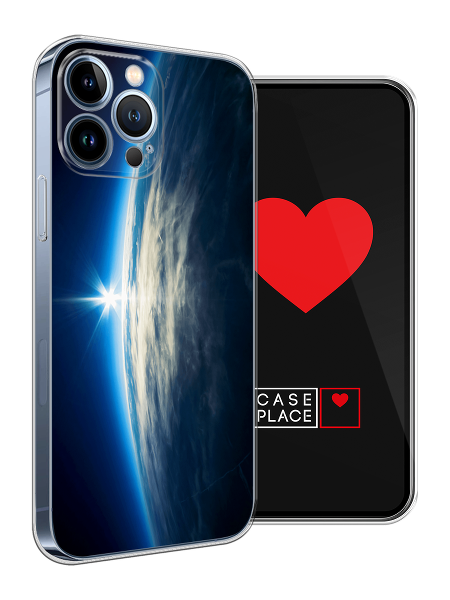 Чехол на Apple iPhone 13 Pro Max / Айфон 13 Про Макс с принтом Космос 6 — фото 1