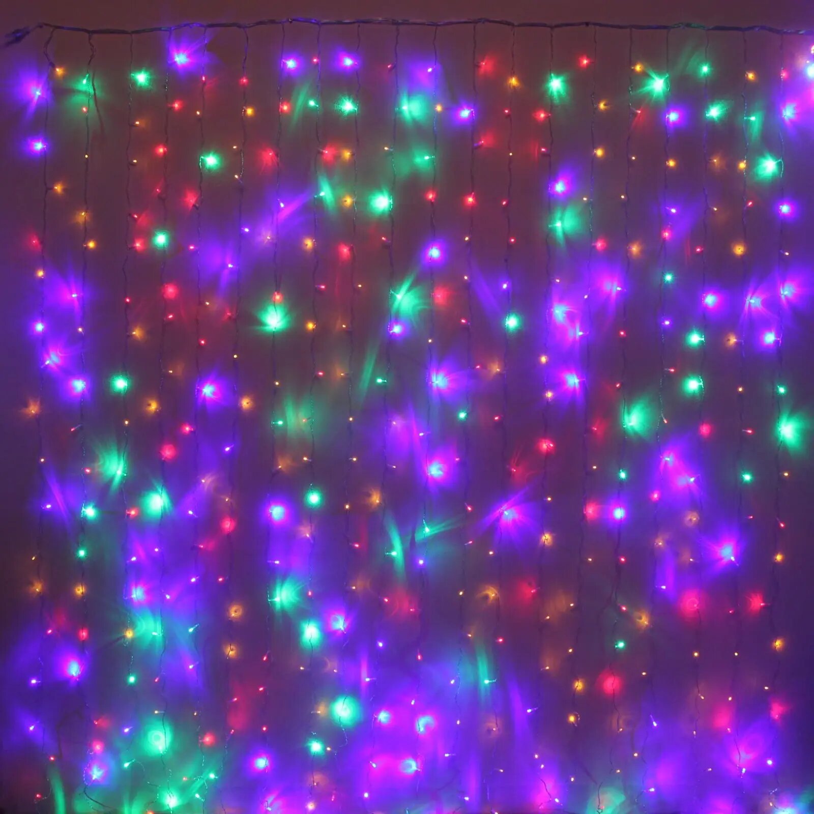 Гирлянда для дома занавес «Классика Premium» ш3* в2,5 м 630 LED, 8 реж, IP-40. Мультицвет (возможность соединения)